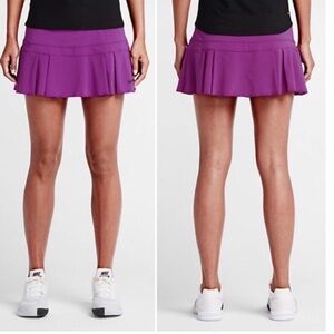 Nike Victory breathe tennis skirt skort womens size large pleated